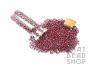 Opaque Lustered Dark Red Size 11-0 Seed Beads